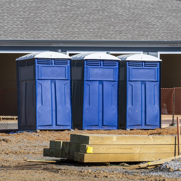 how can i report damages or issues with the porta potties during my rental period in Frankfort Square